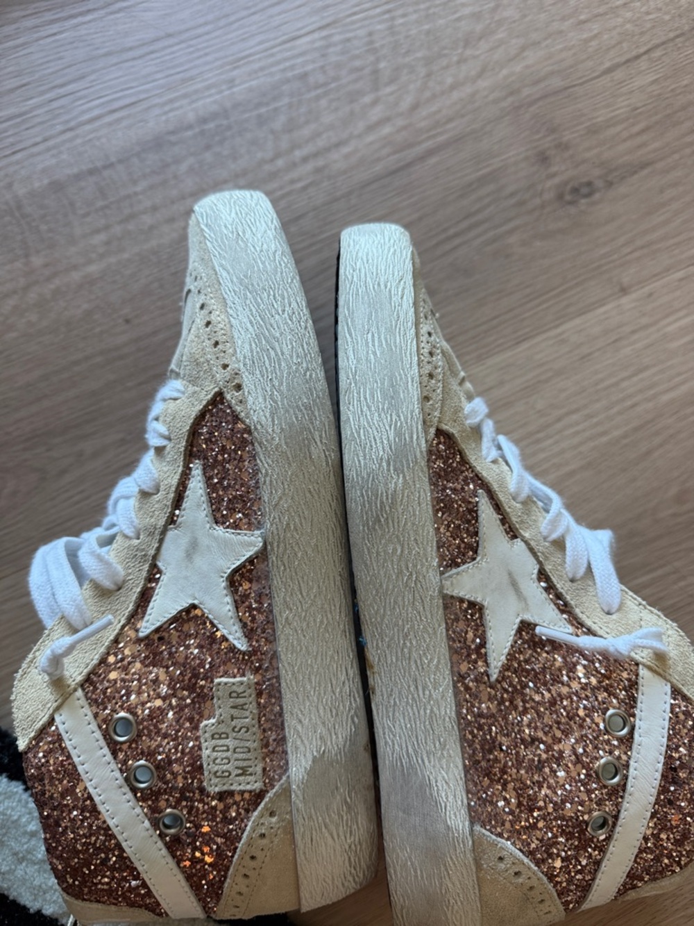 Golden Goose Glitter Mid-Star Sneakers - Picture 5 of 10
